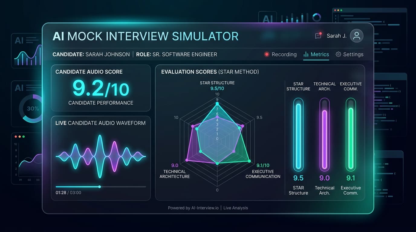 AI Mock Interview Evaluation Cockpit